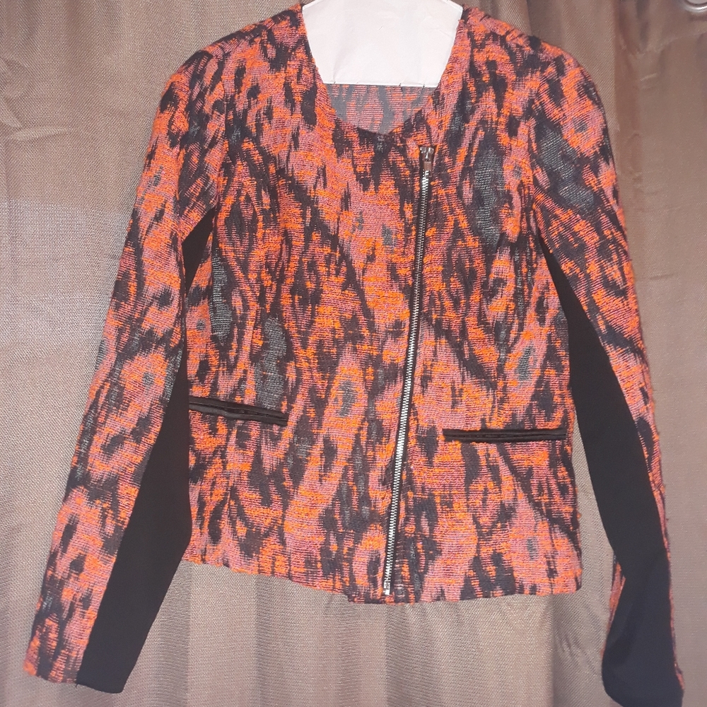 Orange/Pink/Black Blazer